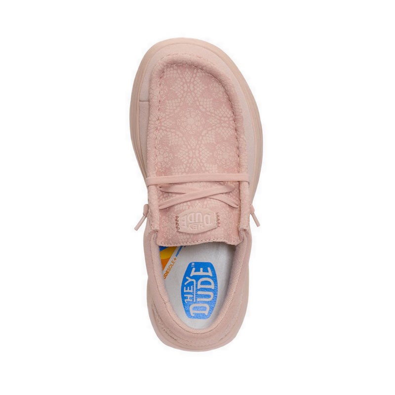 Wendy COMF Suede Lace Print Rose Dust