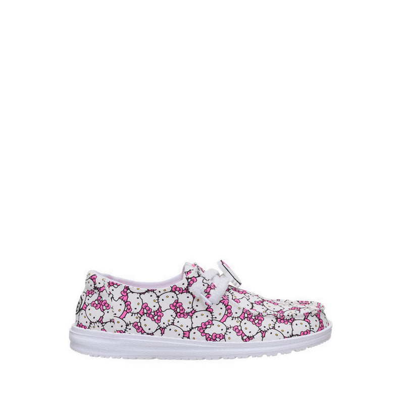 Wendy Hello Kitty Tossed Print White Pink