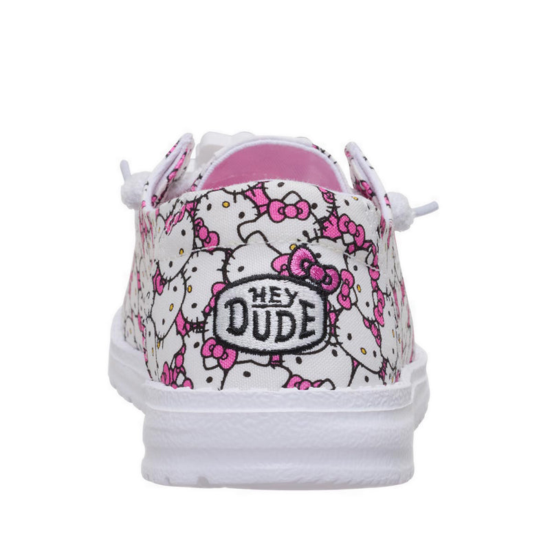 Wendy Hello Kitty Tossed Print White Pink