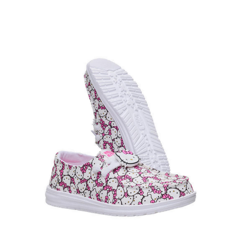 Wendy Hello Kitty Tossed Print White Pink