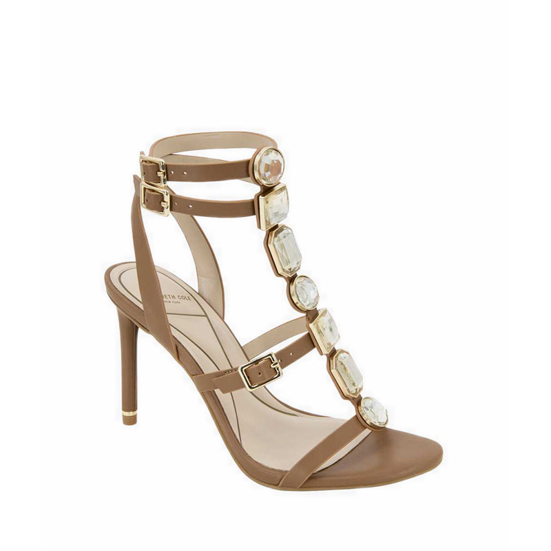LILATH Women's Heels Sandals - Brown