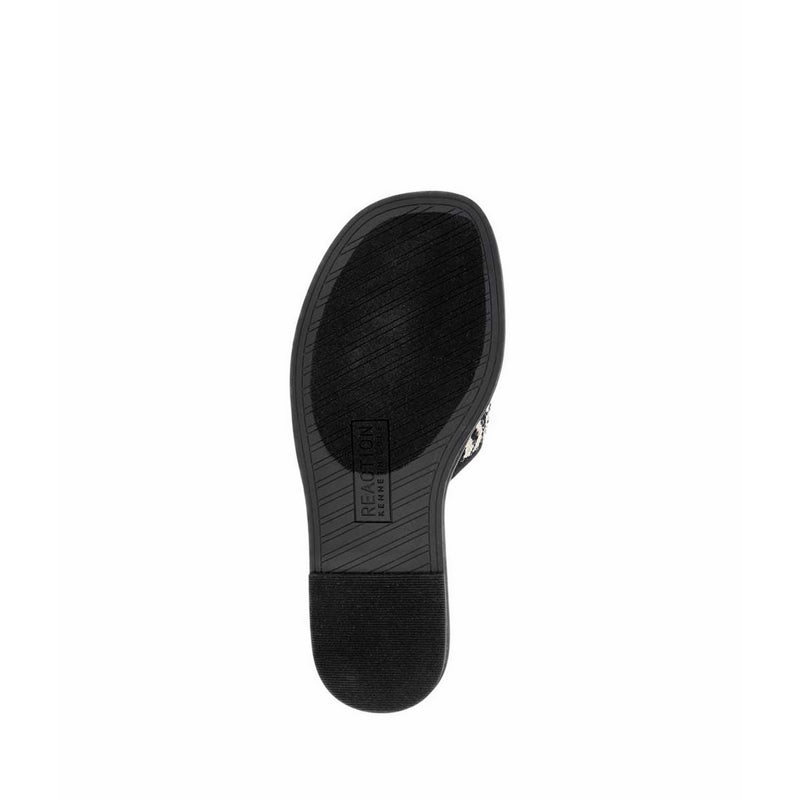 Warmth Women's Sandals - Black Stripes