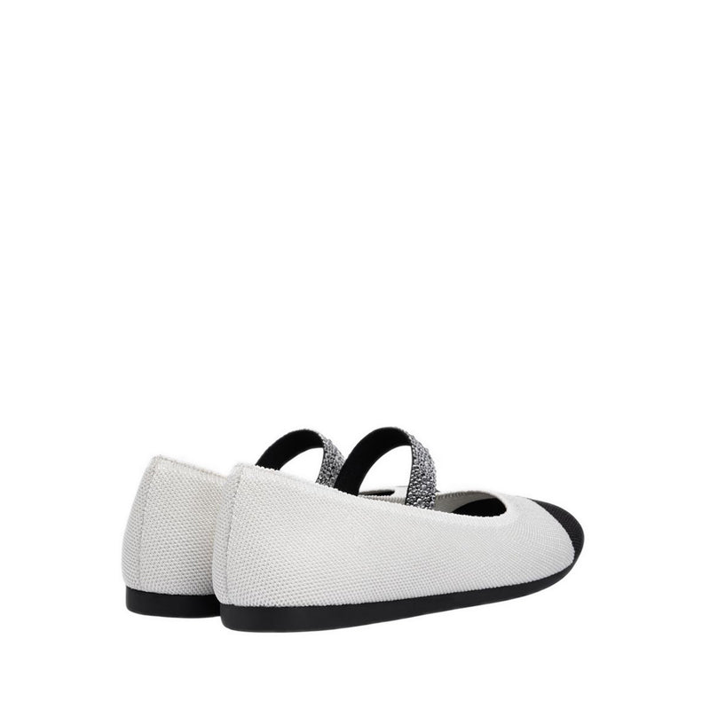 Mary Jane Ballet Women's Flats - White