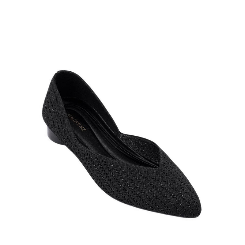 Crystal Love Women's Flats - Black