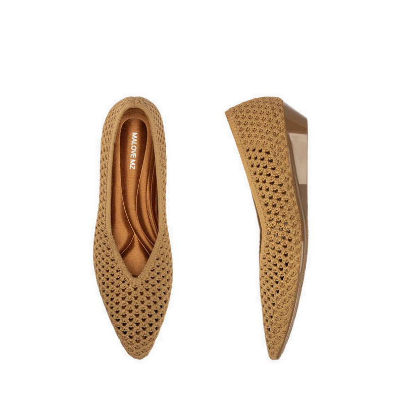 Honey Wedge Pumps Women's Wedges - Tan