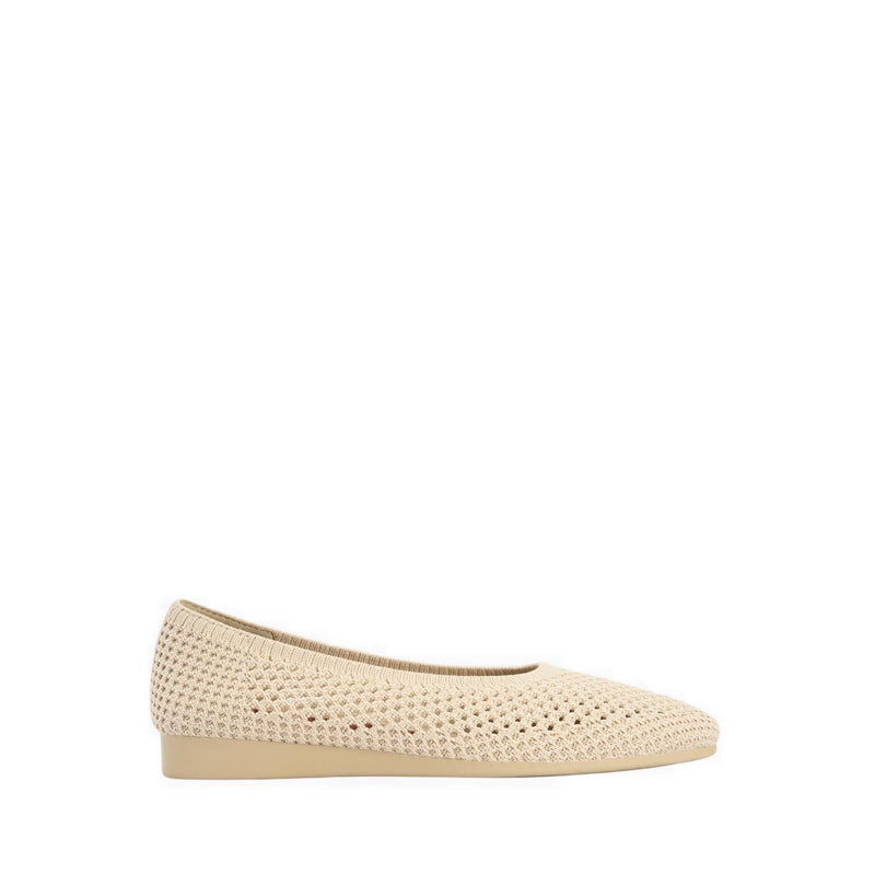 Honey EX Pointed Flats Women's Flats - Beige
