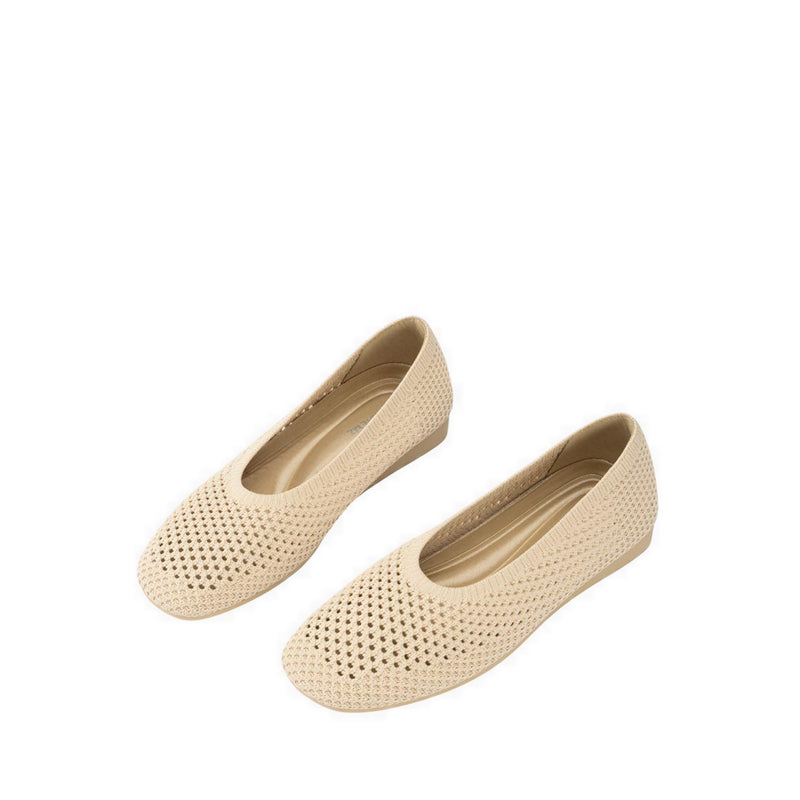 Honey EX Pointed Flats Women's Flats - Beige