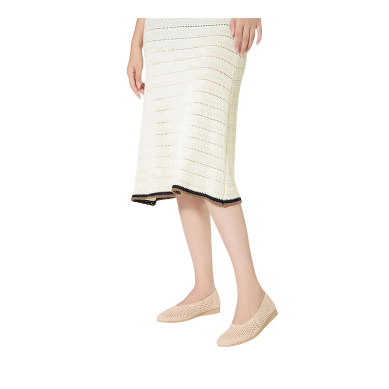 Honey EX Pointed Flats Women's Flats - Beige