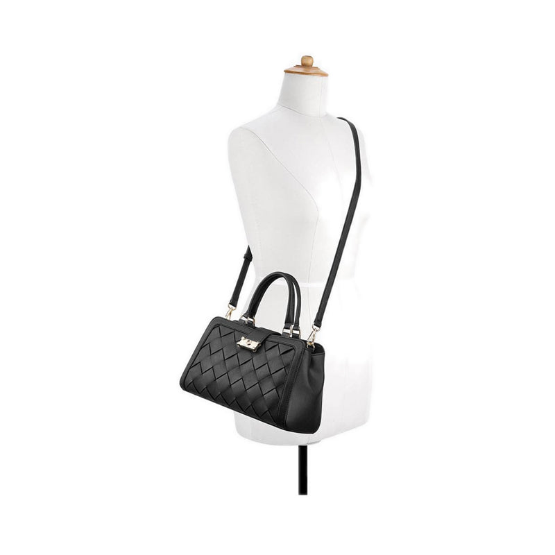 Mylah 2 Comp Satchel - Black