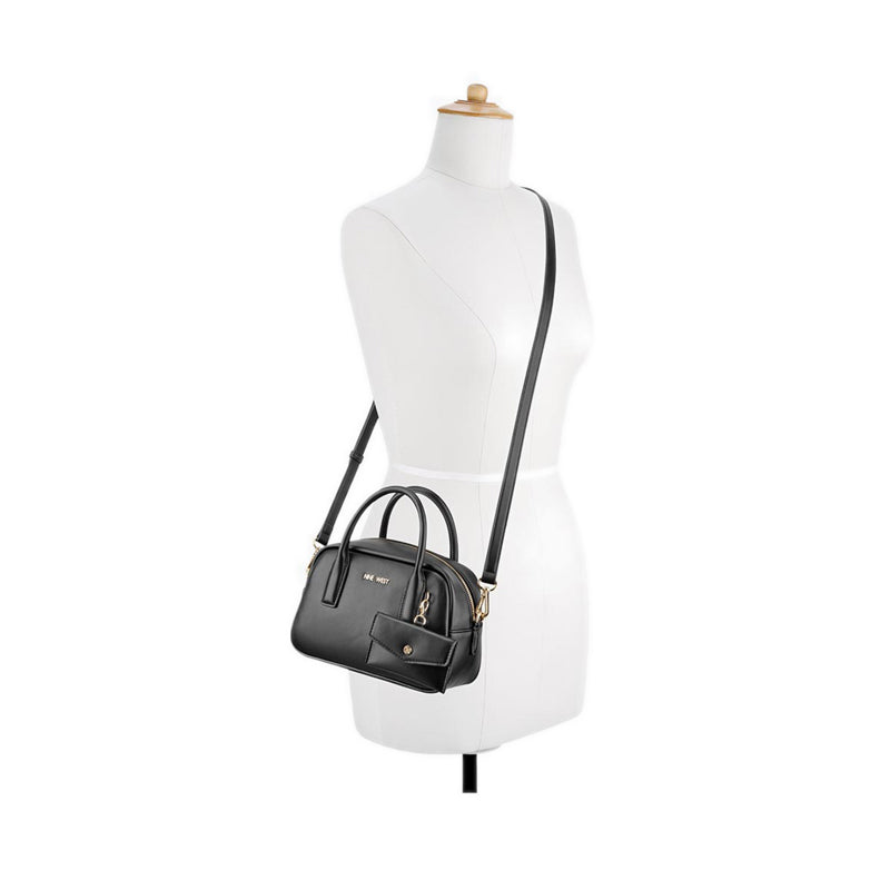 Becher Mini Satchel Womens Crossbody Bags - Black