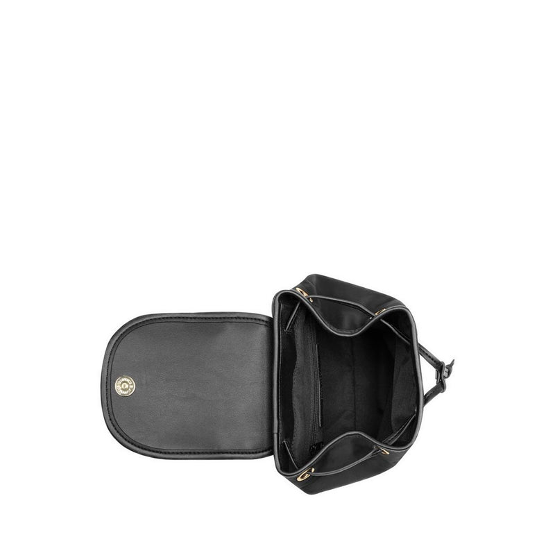 Yoon Small Flap Backpack - Black