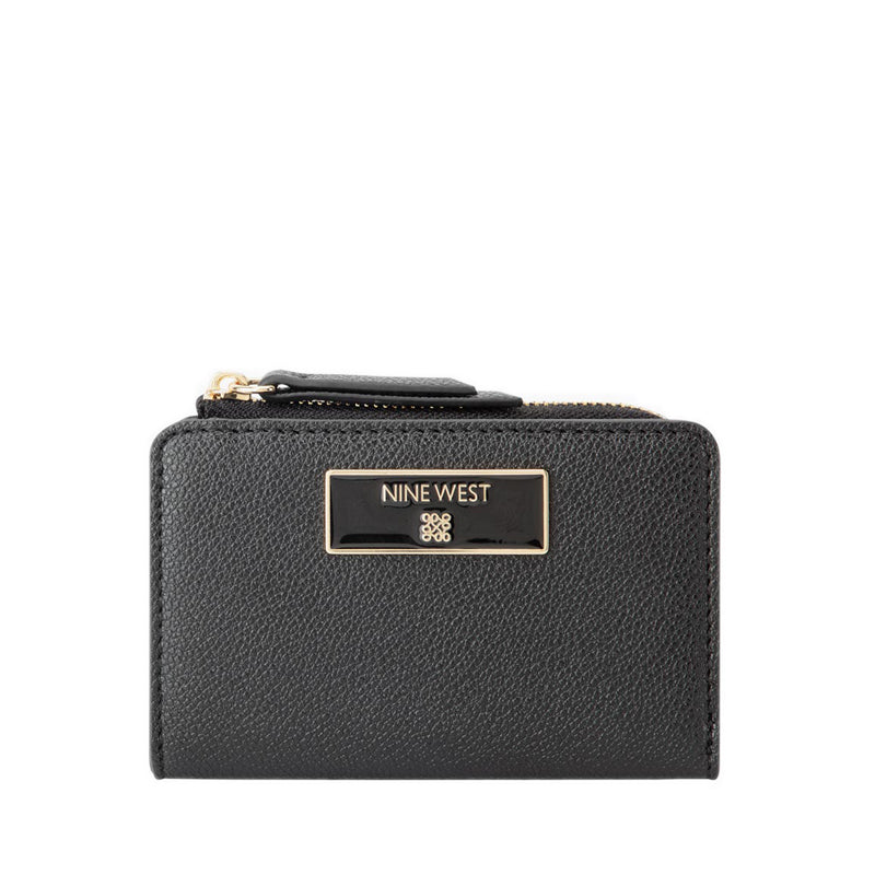 Mary Slg Zip Around Card Case Women's Wallet - Black