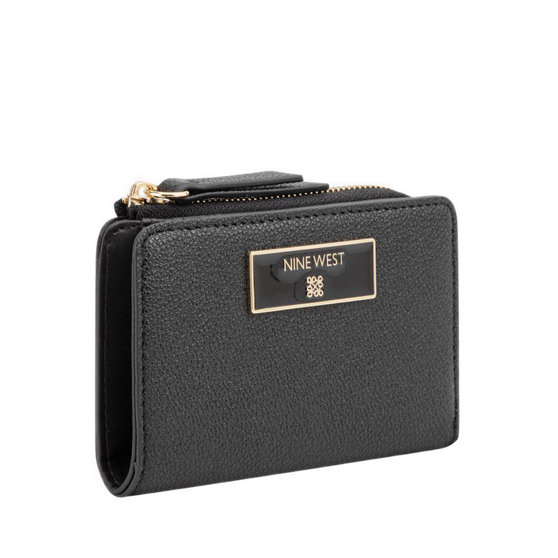 Mary Slg Zip Around Card Case Women's Wallet - Black