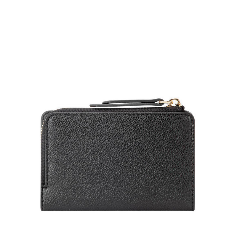 Mary Slg Zip Around Card Case Women's Wallet - Black
