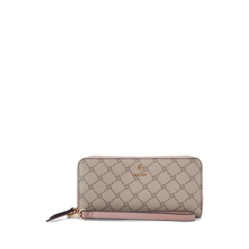 Lockup 9 Slg Zip Arnd Wrst Wlt - Beige