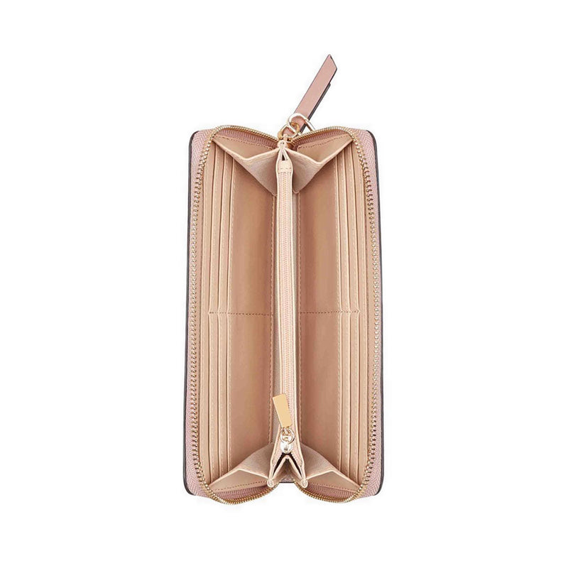 Lockup 9 Slg Zip Arnd Wrst Wlt - Beige
