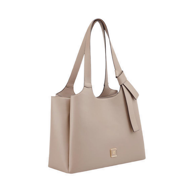 Lyra Multi Comp Tech Tote Womens Totes - Khaki