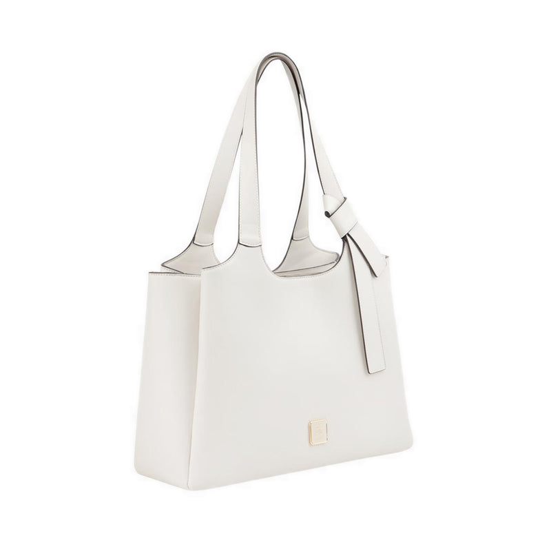 Lyra Multi Comp Tech Tote Womens Totes - White