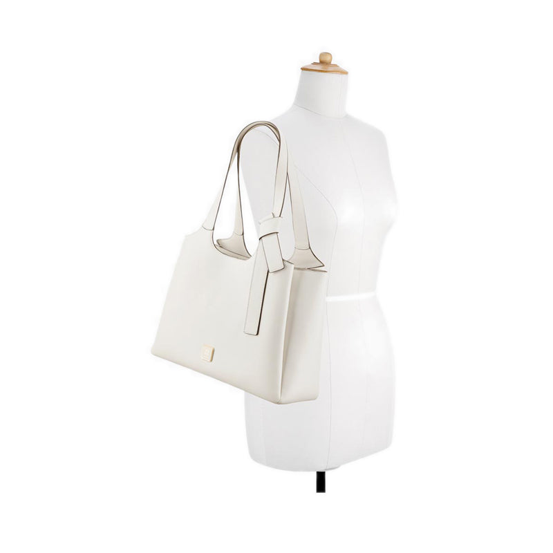 Lyra Multi Comp Tech Tote Womens Totes - White