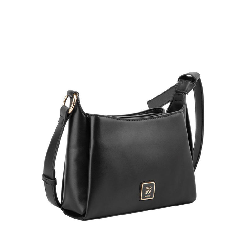 Lyra 3 Comp Crossbody Womens Crossbody Bags - Black