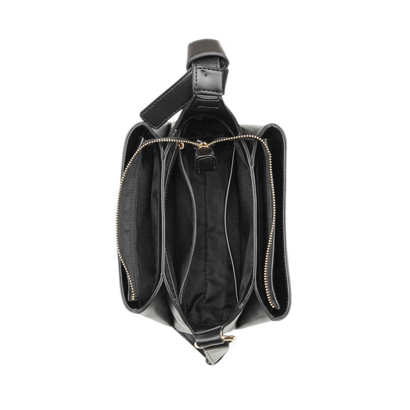 Lyra 3 Comp Crossbody Womens Crossbody Bags - Black