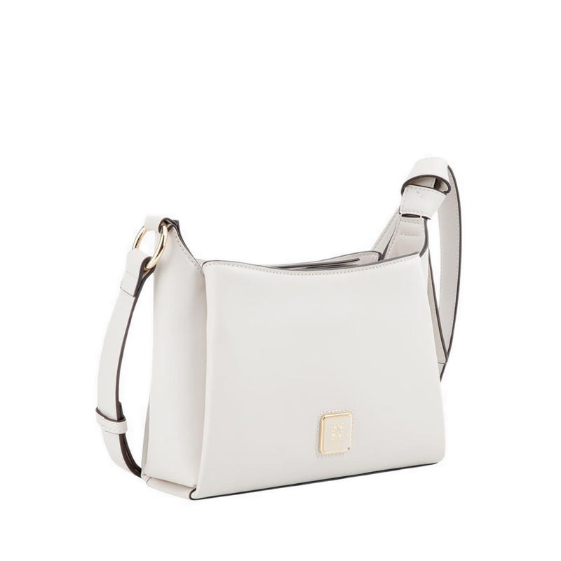 Lyra 3 Comp Crossbody Womens Crossbody Bags - White