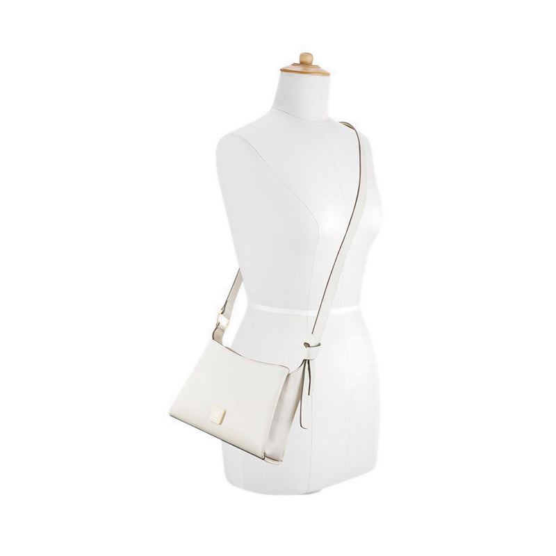 Lyra 3 Comp Crossbody Womens Crossbody Bags - White
