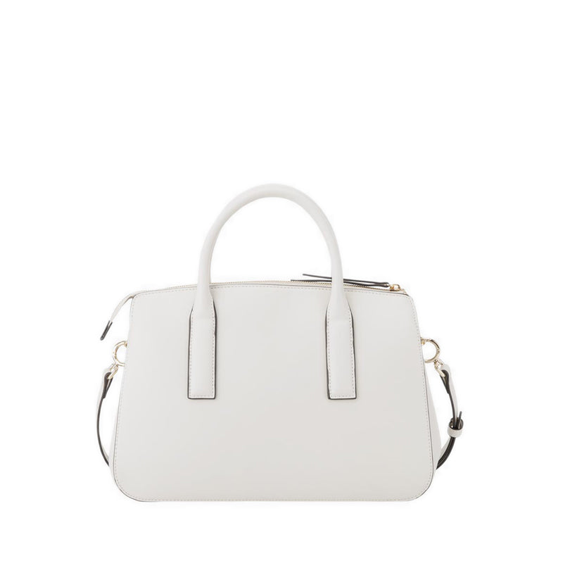 Tenely 2 Comp Satchel Womens Crossbody Bags - White