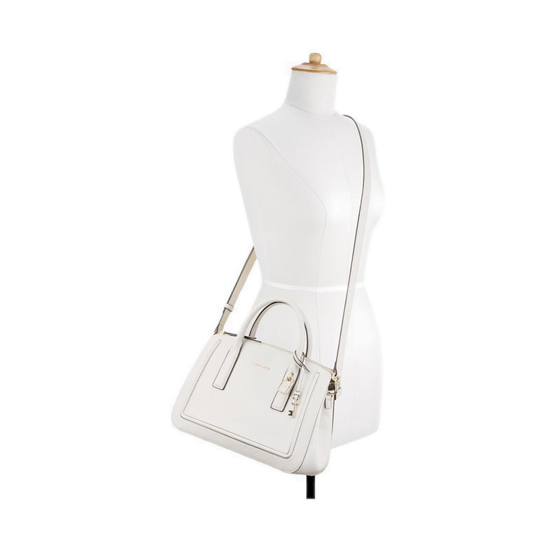 Tenely 2 Comp Satchel Womens Crossbody Bags - White