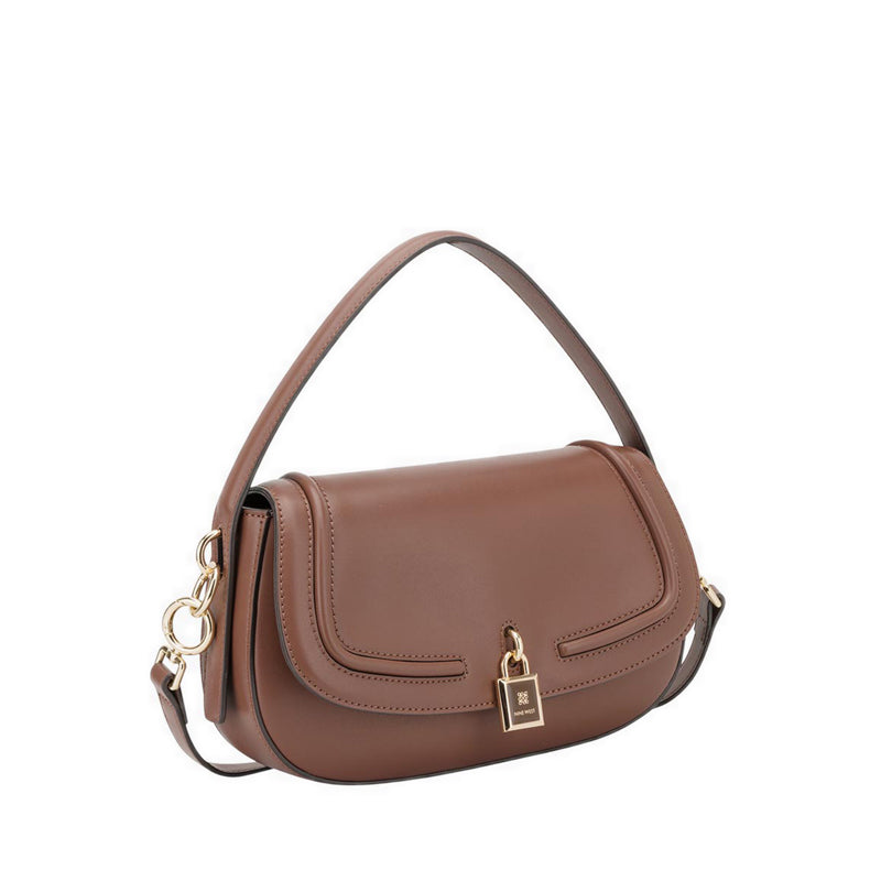 Tenely Convertible Xbody Flap Womens Crossbody Bags - Brown