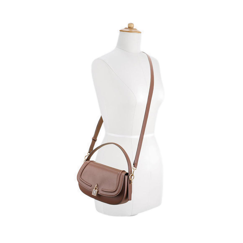 Tenely Convertible Xbody Flap Womens Crossbody Bags - Brown