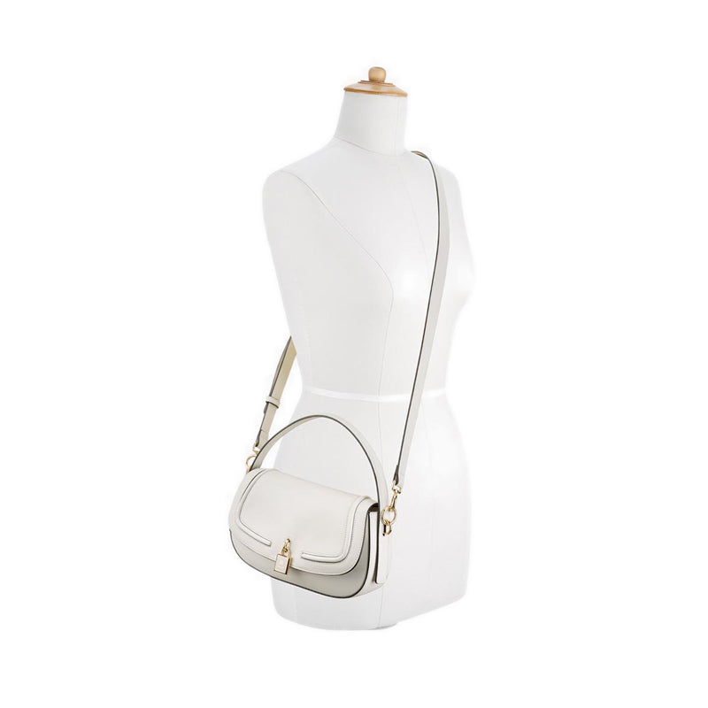 Tenely Convertible Xbody Flap Womens Crossbody Bags - White