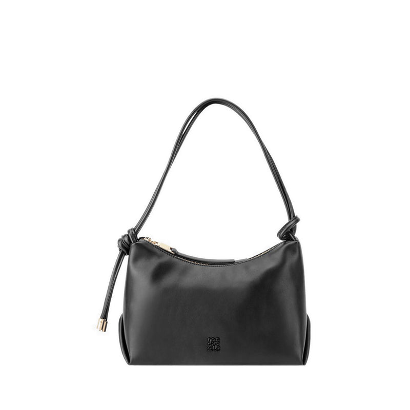 Oralie Top Zip Shoulder Bag Women's Shoulder Bags - Black