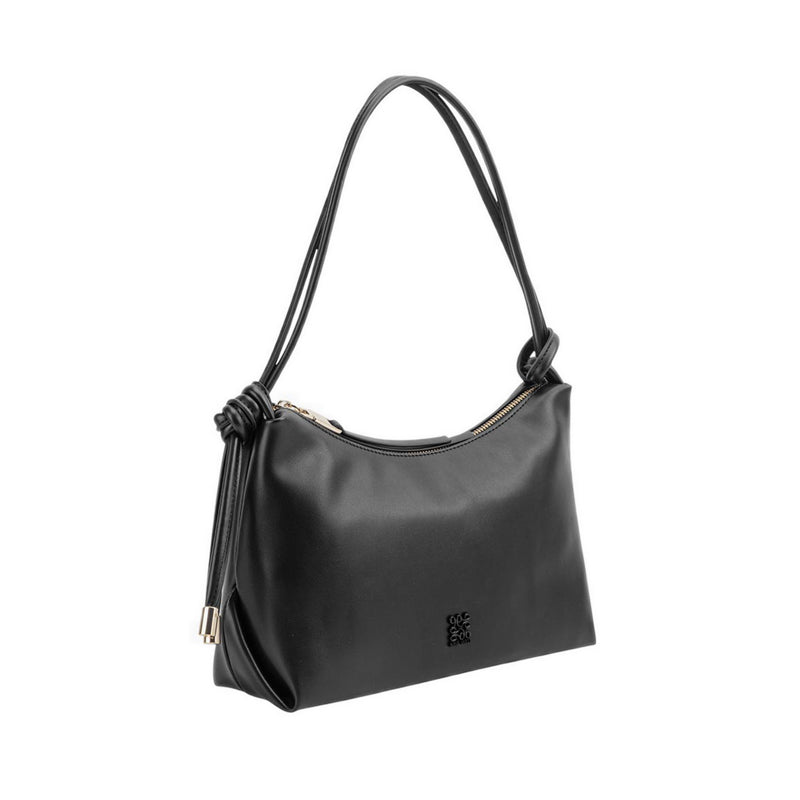 Oralie Top Zip Shoulder Bag Women's Shoulder Bags - Black