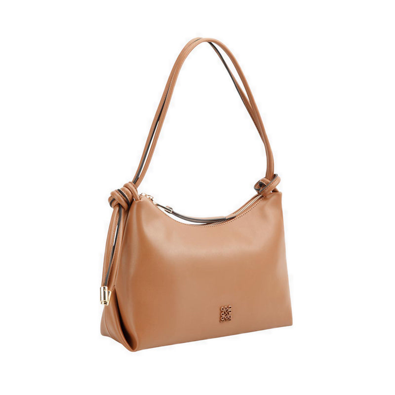 Oralie Top Zip Shoulder Bag Women's Shoulder Bags - Brown