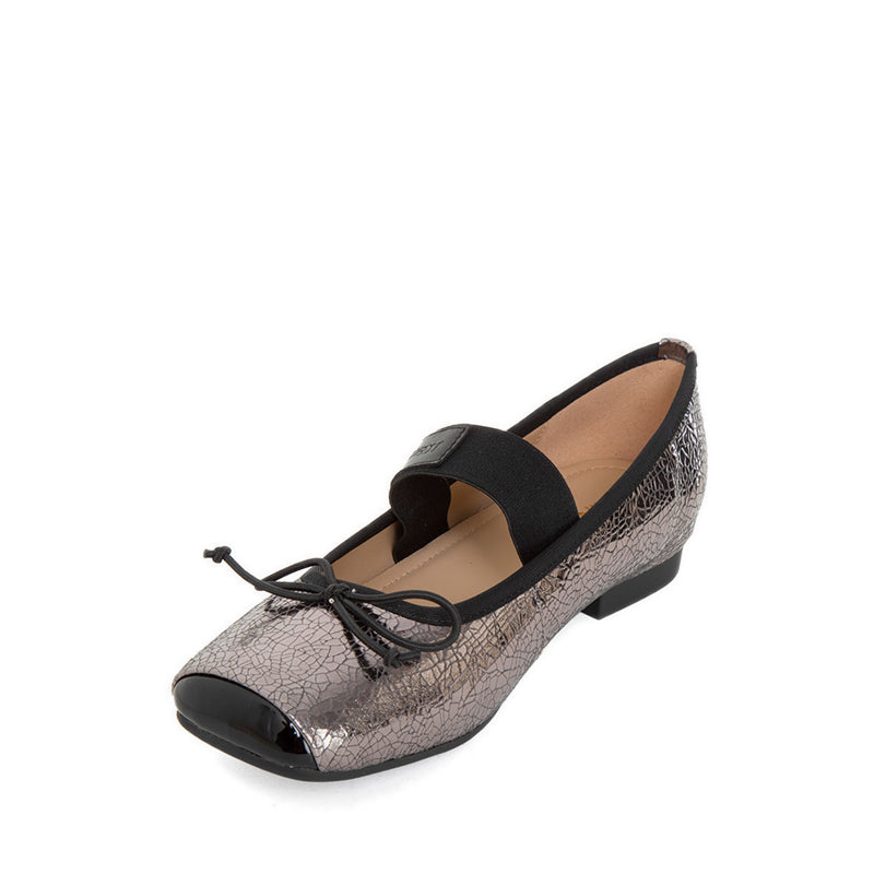 ZHA205-9 Women's Mary Jane Heels - Pewter
