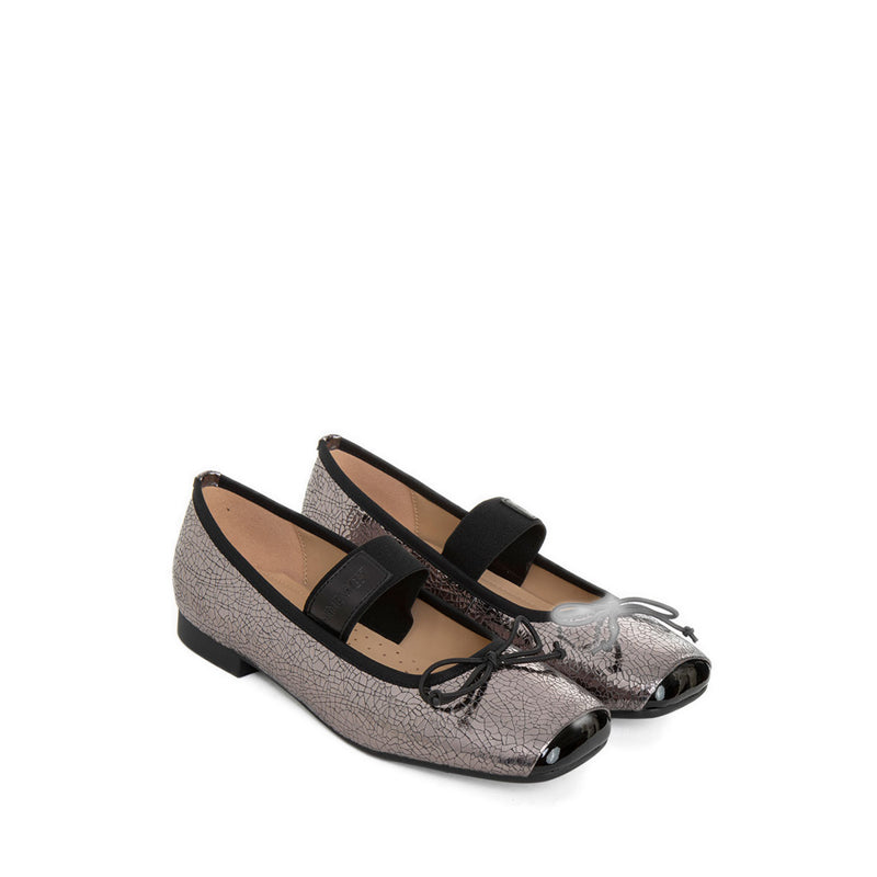 ZHA205-9 Women's Mary Jane Heels - Pewter