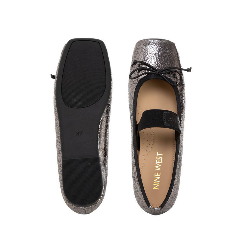 ZHA205-9 Women's Mary Jane Heels - Pewter