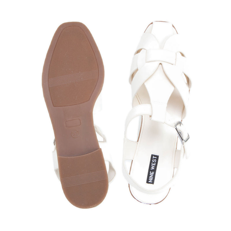 ALEA Women's Flat Sandals - White