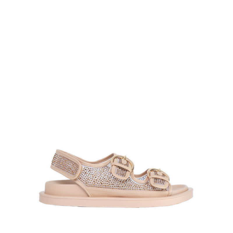 AMBER Women's Flat Sandals - Beige