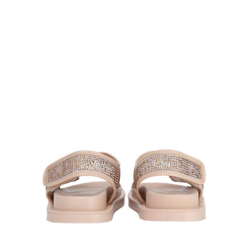 AMBER Women's Flat Sandals - Beige