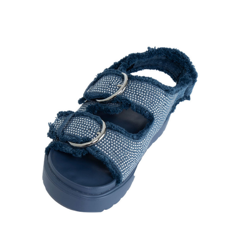 APRIL Women's Flat Sandals - Blue