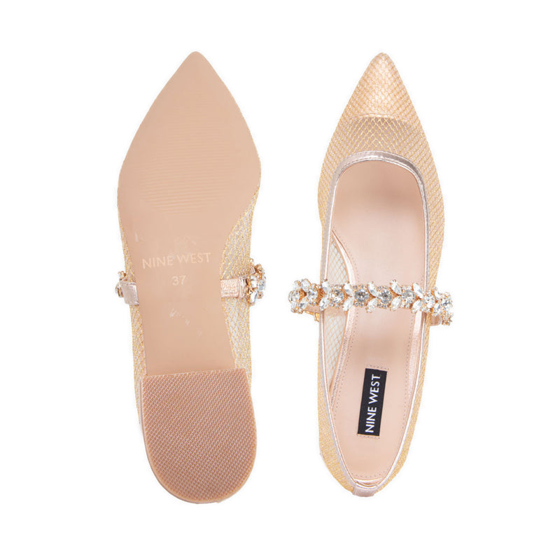 ANYA Women's Flats - Rose Gold