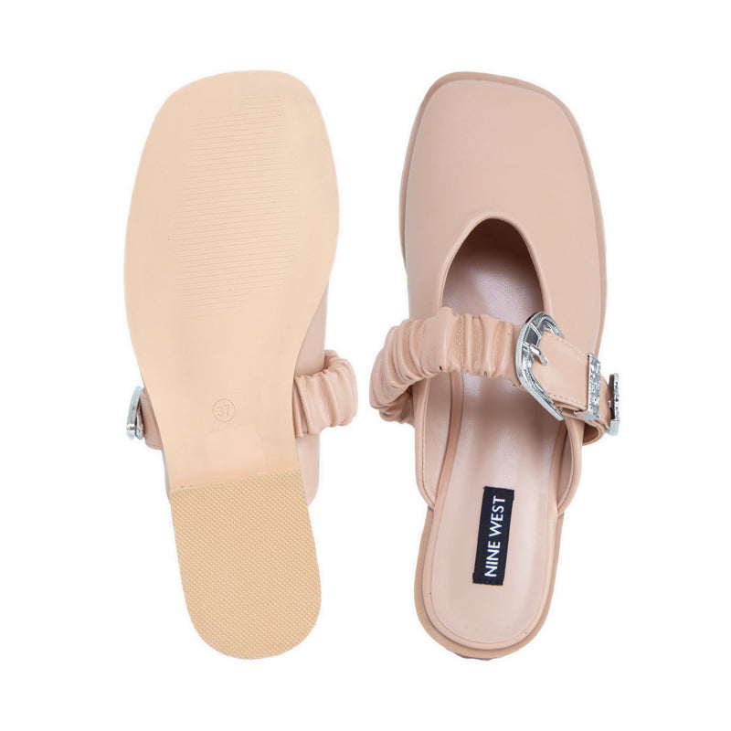 Aretha Women's Mules - White