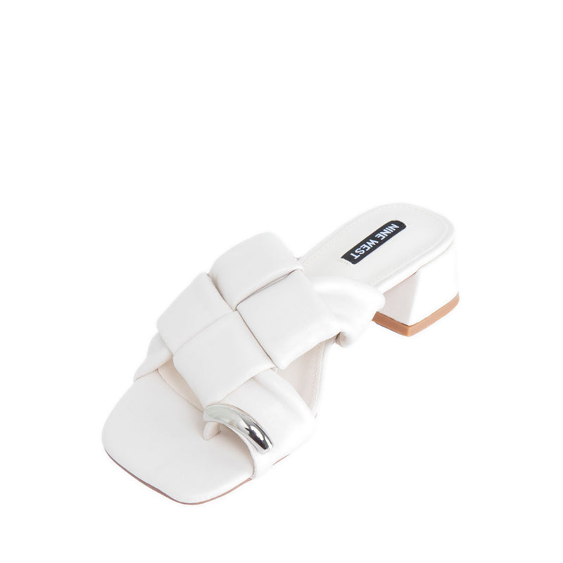ANIKA Women's Sandal Heels - White