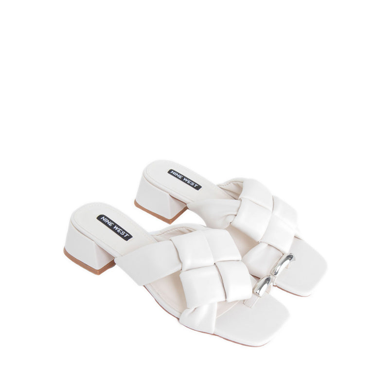 ANIKA Women's Sandal Heels - White