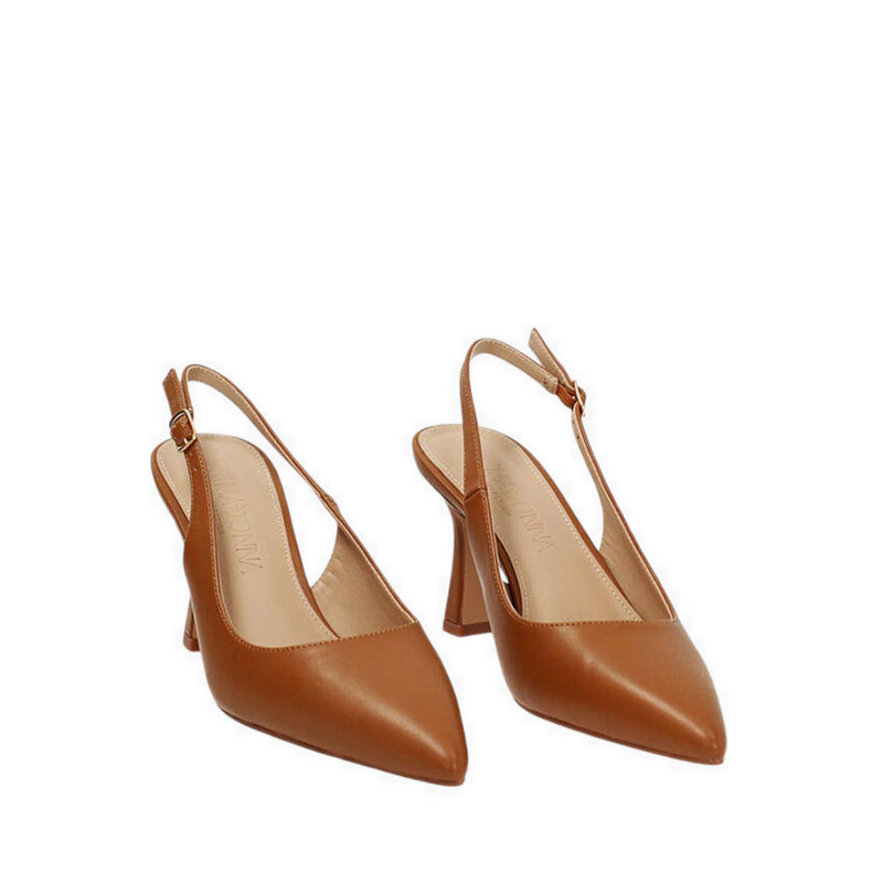 BLANCHE Women's Slingback Heels - Tan