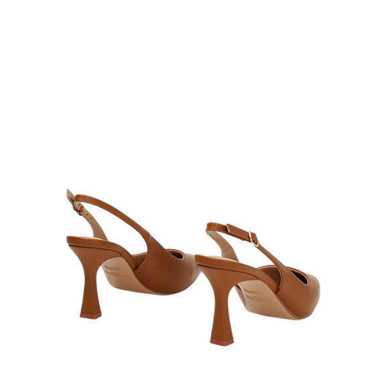 BLANCHE Women's Slingback Heels - Tan