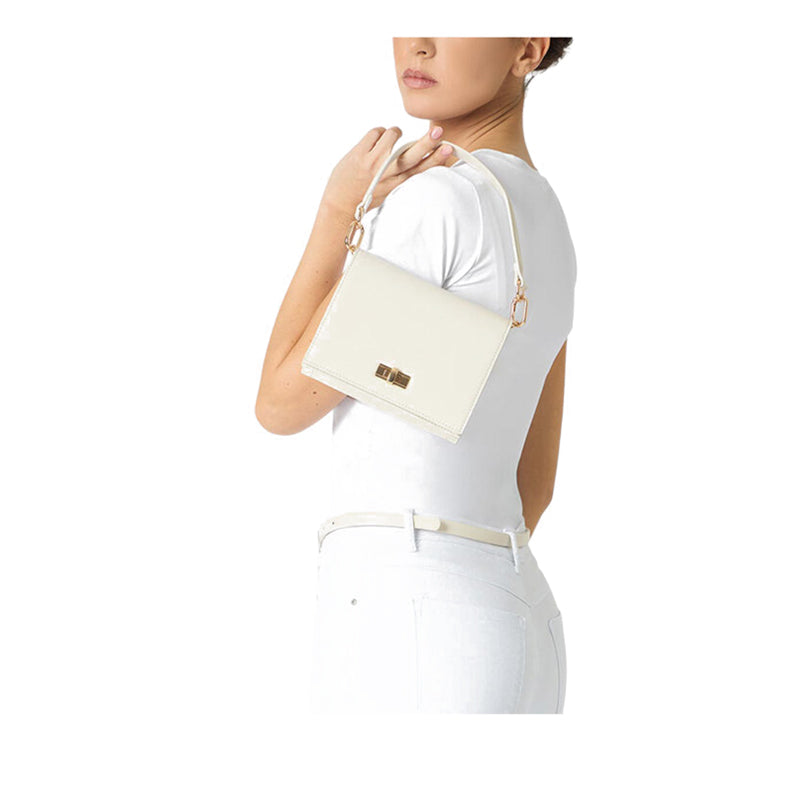 ALTHEAC Women's Crossbody Bag - White