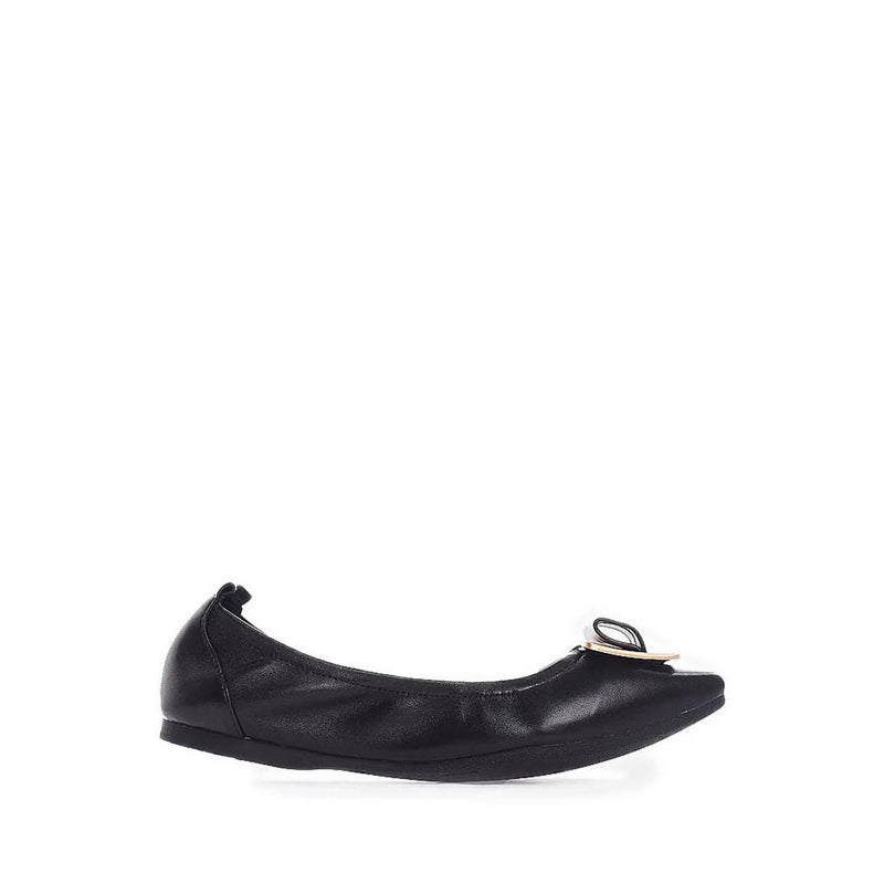 Rahma Ornament Ballet Flats - Black